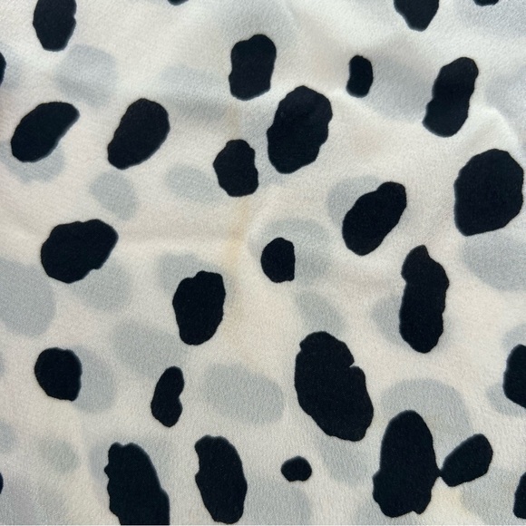 SOLD Elton John for Realisation, 100% Silk Little Jeanie Mini Dress in Snow - Picture 15 of 15